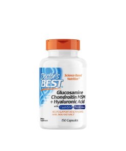 Doctor's Best - Glukosamin Kondroitin MSM med Hyaluronsyra + 150 kapslar