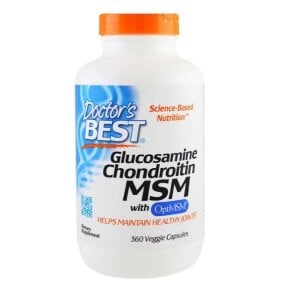 Doctor's Best - Glukosamin-kondroitin MSM med OptiMSM + 360 kapslar
