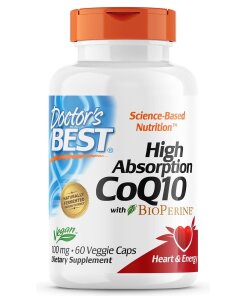 Doctor's Best - Högupptagande koenzym Q10 med BioPerine + 100 mg