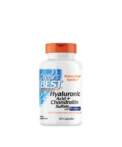 Doctor's Best - Hyaluronsyra med kondroitin-sulfat och BioCell Kollagen + 60 kapslar