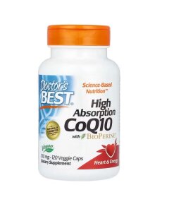 Doctor's Best - Koenzym Q10 med BioPerine 100 mg + 120 vegetabiliska kapslar