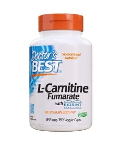 Doctor's Best - L-karnitinfumarat med Biosint-karnitiner + 180 Veggie-kapslar