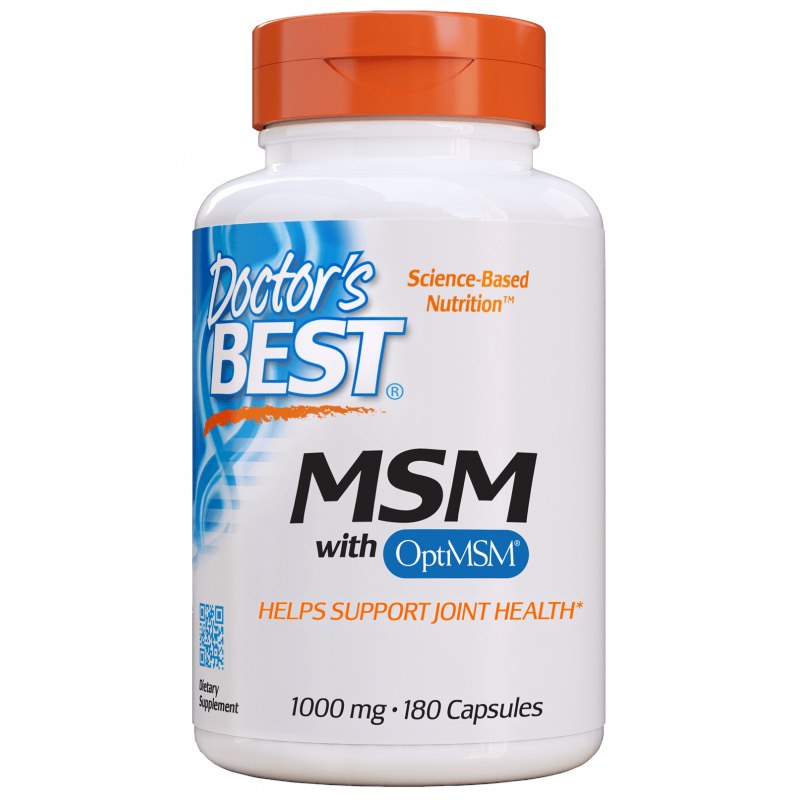 Doctor's Best - MSM med OptiMSM + 1000 mg
