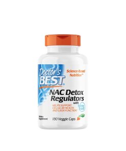 Doctor's Best - NAC-detoxregulatorer + 180 Veggie-kapslar