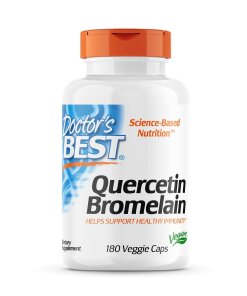 Doctor's Best - Quercetin Bromelain + 180 vegetariska kapslar