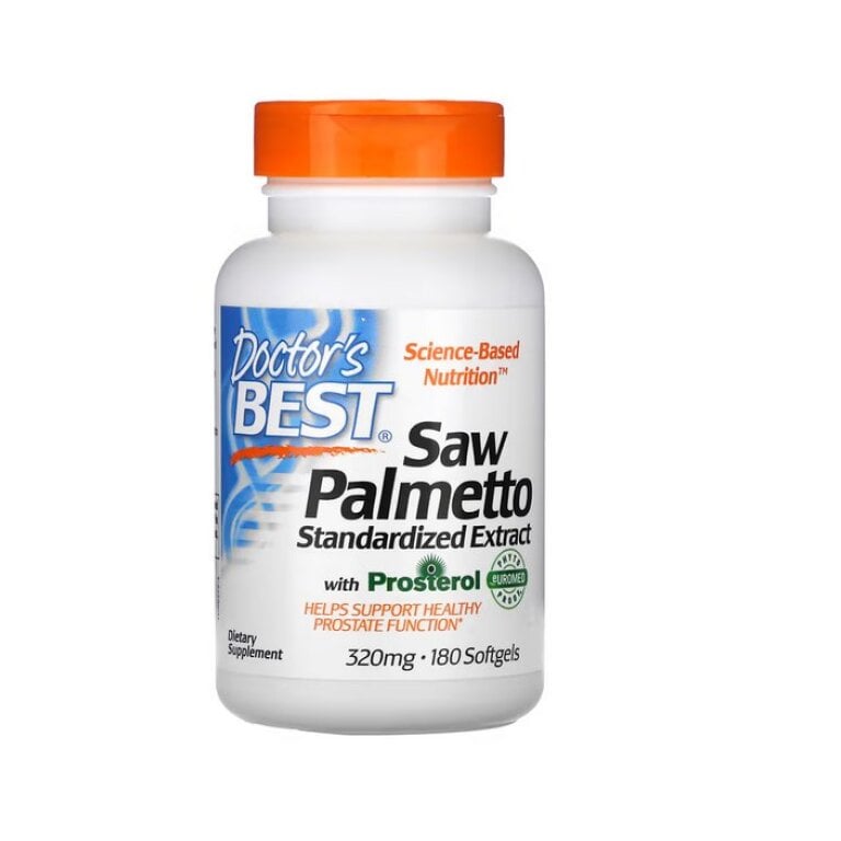 Doctor's Best - Standardiserat sågpalmettoextrakt med Prosterol + 320 mg