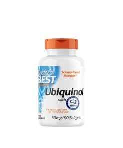 Doctor's Best - Ubiquinol med Kaneka QH + 50 mg - 90 mjuka gelkapslar