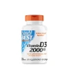 Doctor's Best - Vitamin D3 2000 IE + 180 mjuka gelkapslar