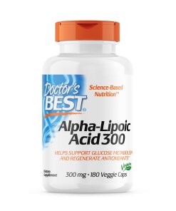 Doctor's Best - alfaliponsyra 300 mg + 180 vegetabiliska kapslar