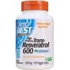 Doctor's Best - trans-resveratrol 600 mg + 60 vegetabiliska kapslar
