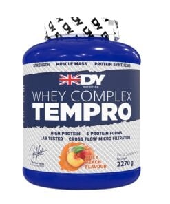 Dorian Yates - Tempro Whey-komplex Saftigt persikasmak + 2270 g