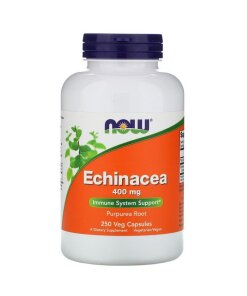Echinacea 400mg – 250 Vegetariska Kapslar