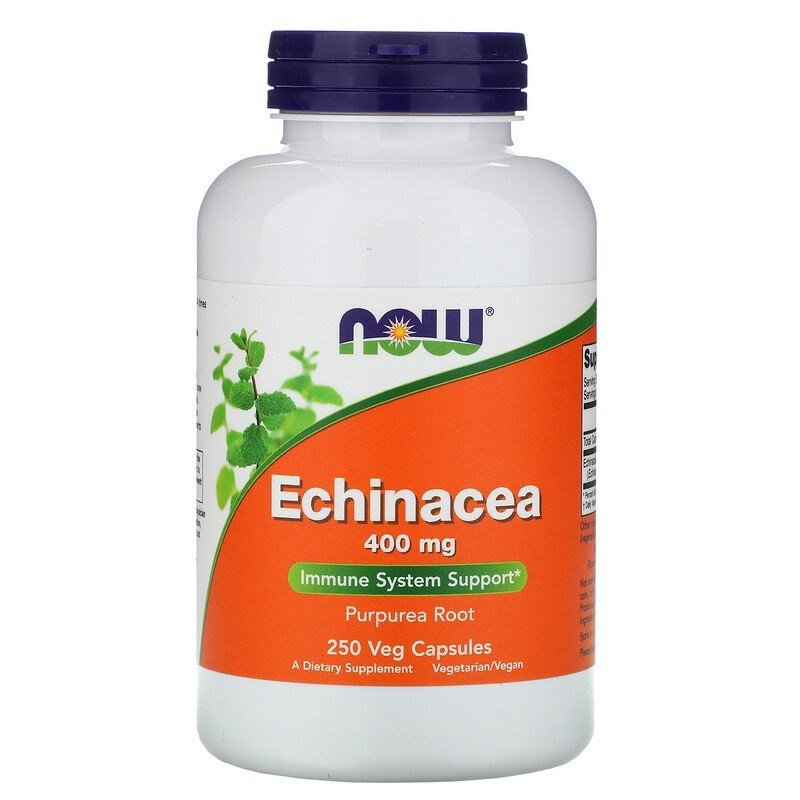Echinacea 400mg – 250 Vegetariska Kapslar
