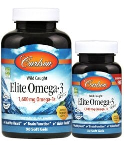 Elite - Omega-3 Pärlor + 1600 mg naturlig citron-smak