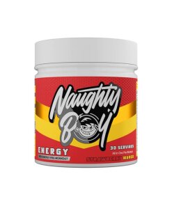 Energidryck med smak av jordgubb och mango – 390g