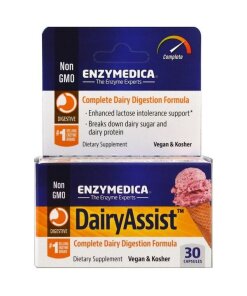 Enzymedica - DairyAssist + 30 kapslar