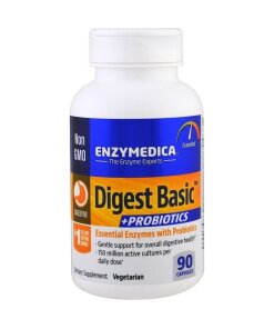 Enzymedica - Digest Basic + Probiotika + 90 kapslar
