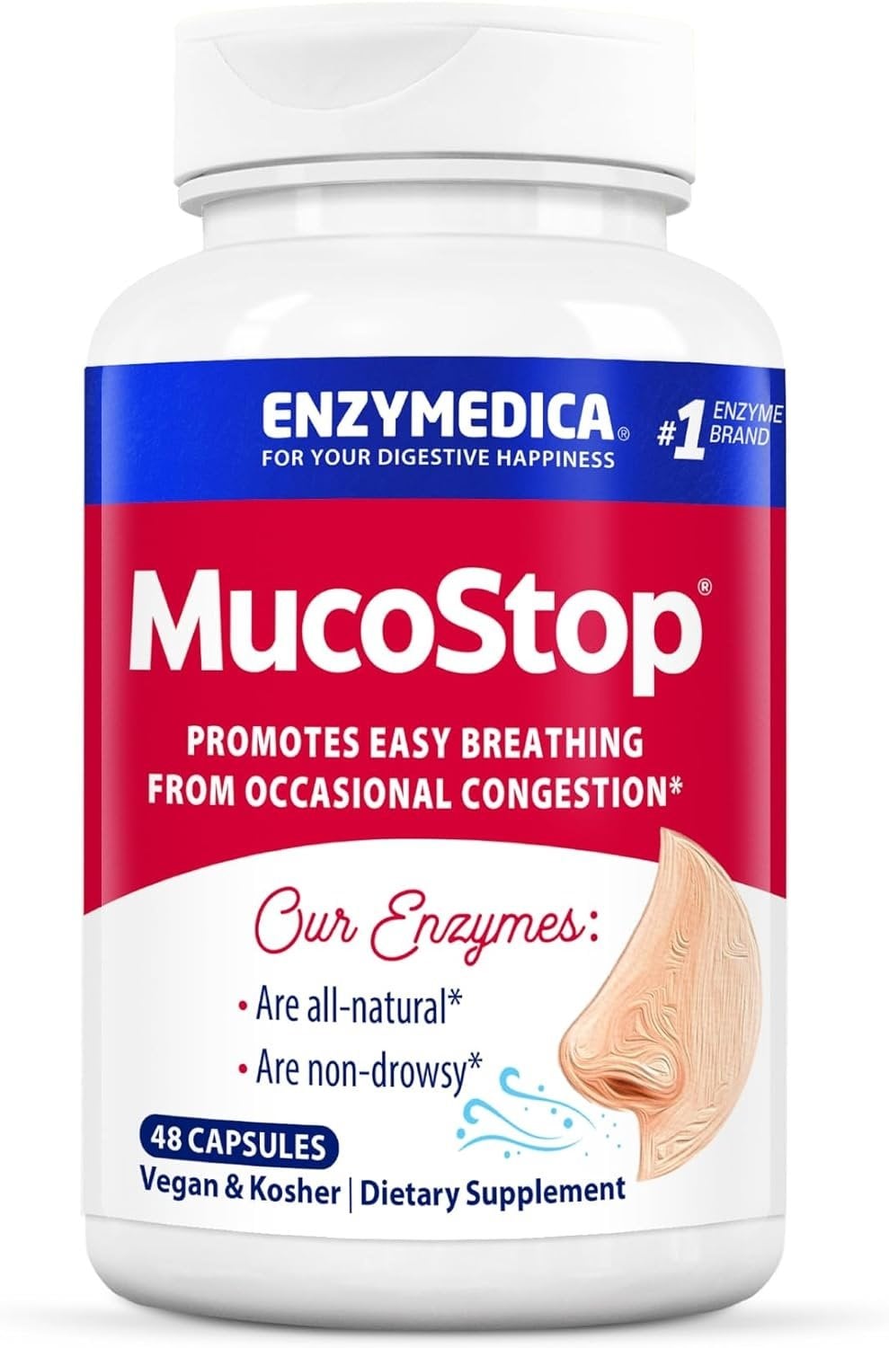 Enzymedica - MucoStop + 48 kapslar
