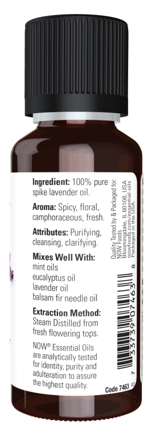 NU Foods - Etherische olie Spike Lavendel, 30 ml - Afbeelding 2