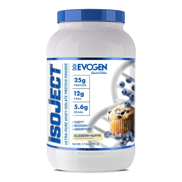 Evogen IsoJect Proteinpulver – Blueberry Muffin