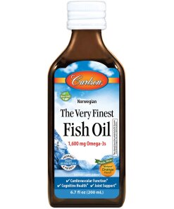 Finaste Fiskolja med Naturlig Citron – 200 ml