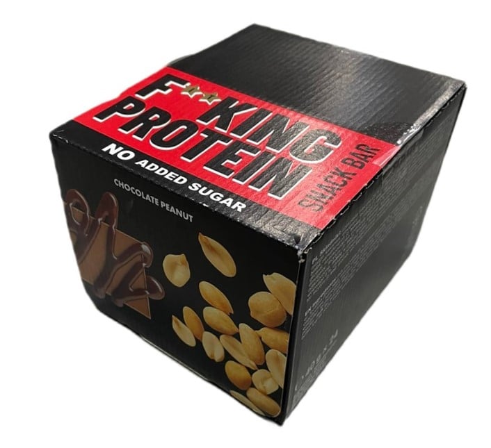 Fitking - Proteinbar med choklad och jordnötter + 24 x 40 g