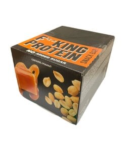 Fitking - Proteinbar med karamell och jordnötter + 24 x 40 g