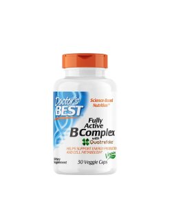Fullaktivt B-komplex med Quatrefolic – 30 veganska kapslar