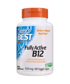 Fully Active B12 1500mcg – 180 Vegetabiliska Kapslar