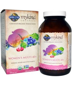 Garden of Life - Mykind Kvinnors Multivitamin 40+ Veganska Tabletter + 120 Tabletter