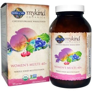 Garden of Life - Mykind Kvinnors Multivitamin 40+ Veganska Tabletter + 120 Tabletter