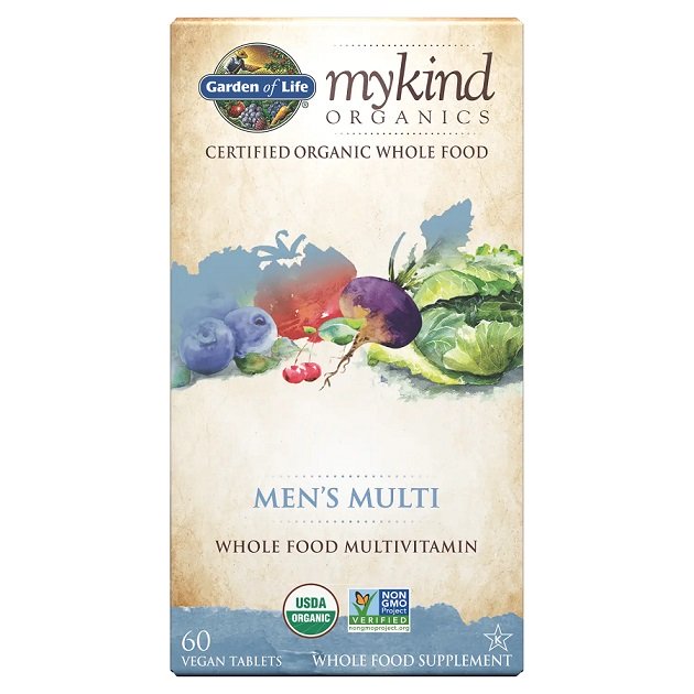 Garden of Life - Mykind Mäns Multivitamin + 60 veganska tabletter