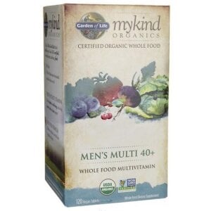 Garden of Life - Mykind Mäns multivitamin 40+ veganska tabletter + 120 tabletter