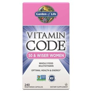 Garden of Life - Vitamin Code 50 & Wiser Kvinnor + 240 kapslar
