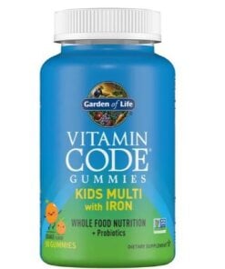 Garden of Life - Vitamin Code Kids Multi med järn-gummibitar