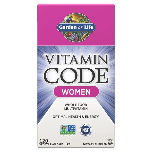 Garden of Life - Vitamin Code Kvinnors Multivitamin + 120 kapslar