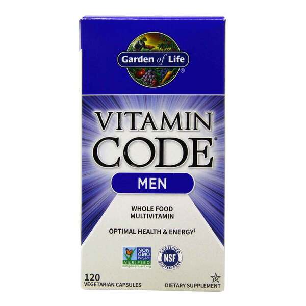 Garden of Life - Vitamin Code Multivitamin för män + 120 kapslar