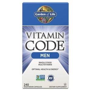 Garden of Life - Vitamin Code Multivitamin för män + 240 kapslar