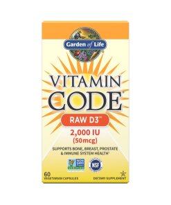 Garden of Life - Vitamin Code Raw D3 2000 IE + 60 kapslar
