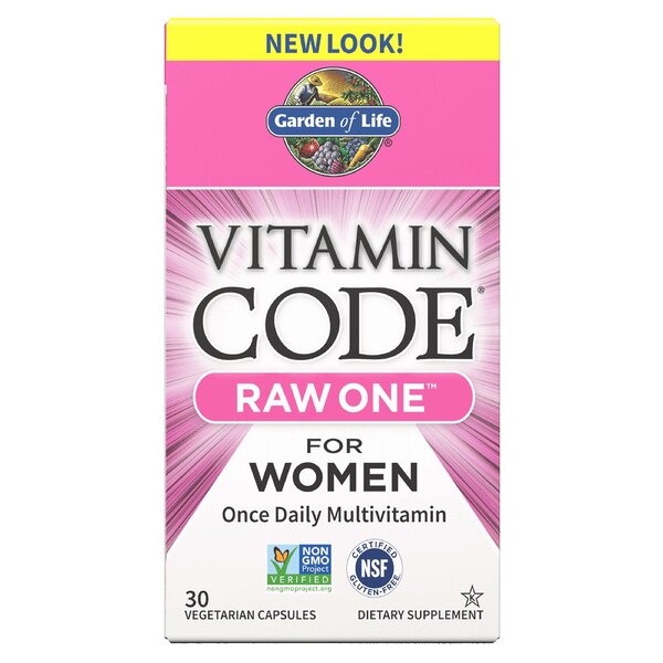 Garden of Life - Vitamin Code Raw One för kvinnor + 30 Vcaps