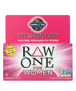 Garden of Life - Vitamin Code Raw One för kvinnor + 75 kapslar