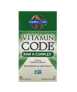 Garden of Life - Vitamin Code rå K-komplex veganska kapslar + 60 kapslar