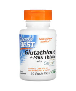 Glutathione + Milk Thistle – 60 vcaps