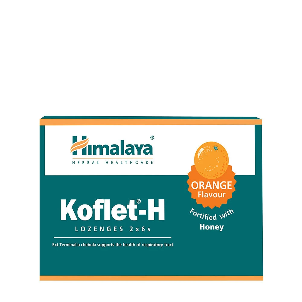 Himalaya - Koflet-H apelsinhalstabletter + 12 stycken