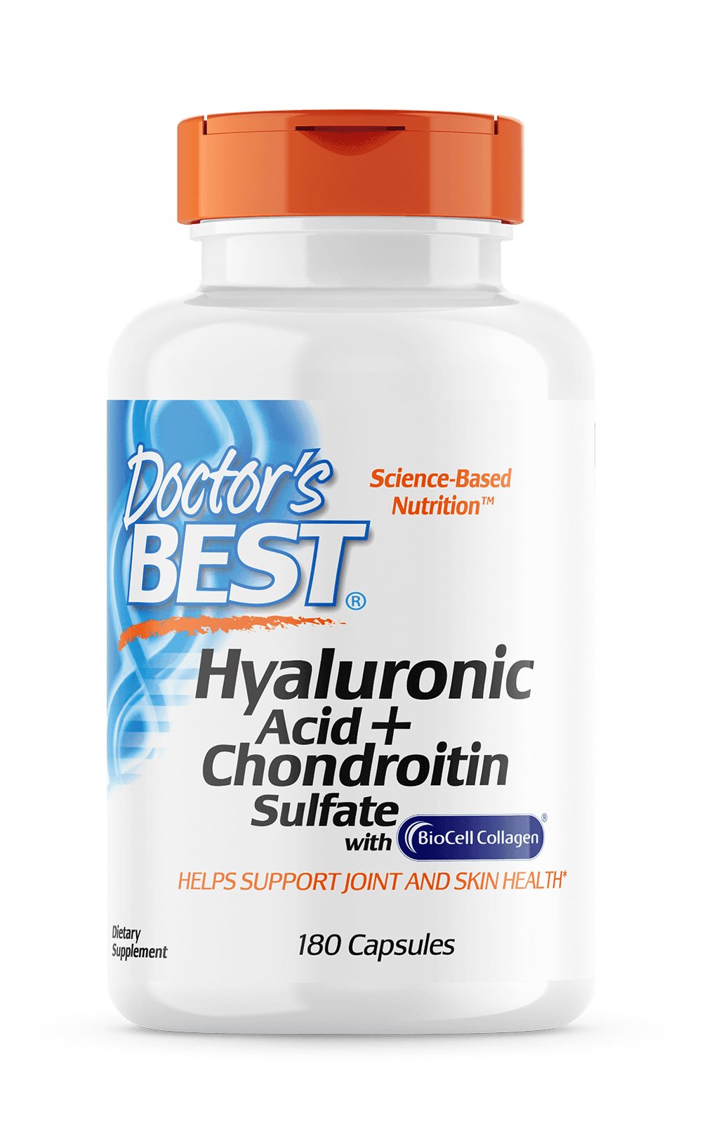 Hyaluronsyra + Kondroitinsulfat med BioCell Collagen – 180 kapslar
