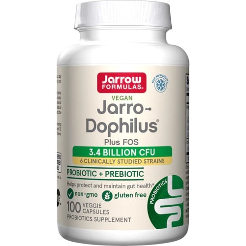 Jarro-Dophilus + FOS – Probiotika med Prebiotika – 100 vcaps
