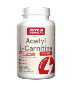 Jarrow Formulas - Acetyl-L-karnitin 500 mg + 120 veganska kapslar
