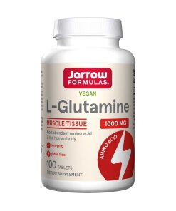 Jarrow Formulas - L-glutamin 1000 mg + 100 tabletter
