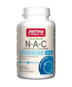 Jarrow Formulas - N-acetylcystein (NAC) 500 mg + 60 vegetabiliska kapslar