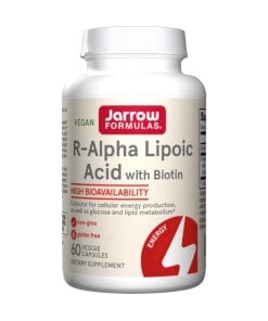 Jarrow Formulas - R-alfa-liponsyra med biotin + 60 kapslar